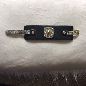 Genuine leather cuff by Longchamp